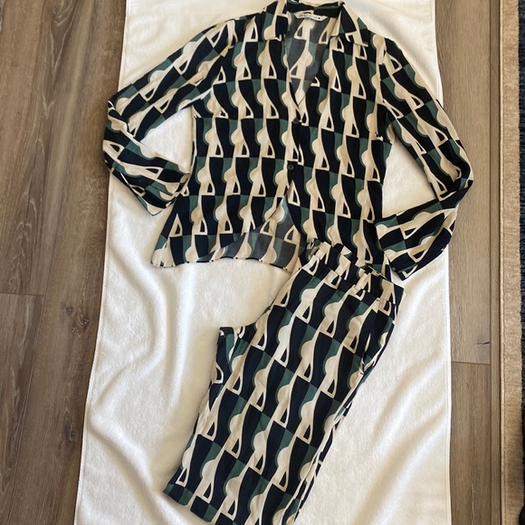 Zara Pants & Jumpsuits Zara Two Piece Pant Suit Poshmark